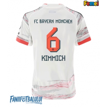 Bayern Munich Joshua Kimmich #6 Tricou Fotbal Replică 2025-26 Femei Deplasare